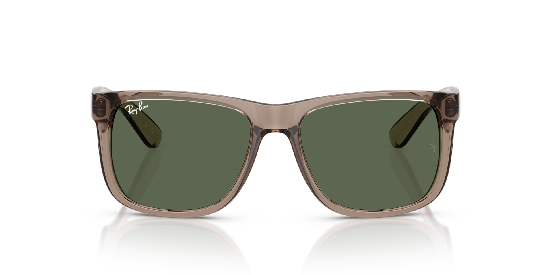 Ray-Ban RB4165 JUSTIN CLASSIC Transparent Brown, Size: S