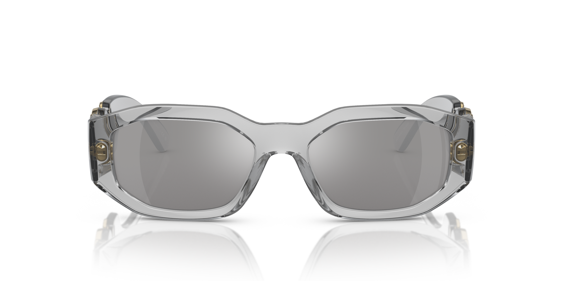 Versace VE4361 BIGGIE Transparent Grey, Size: M