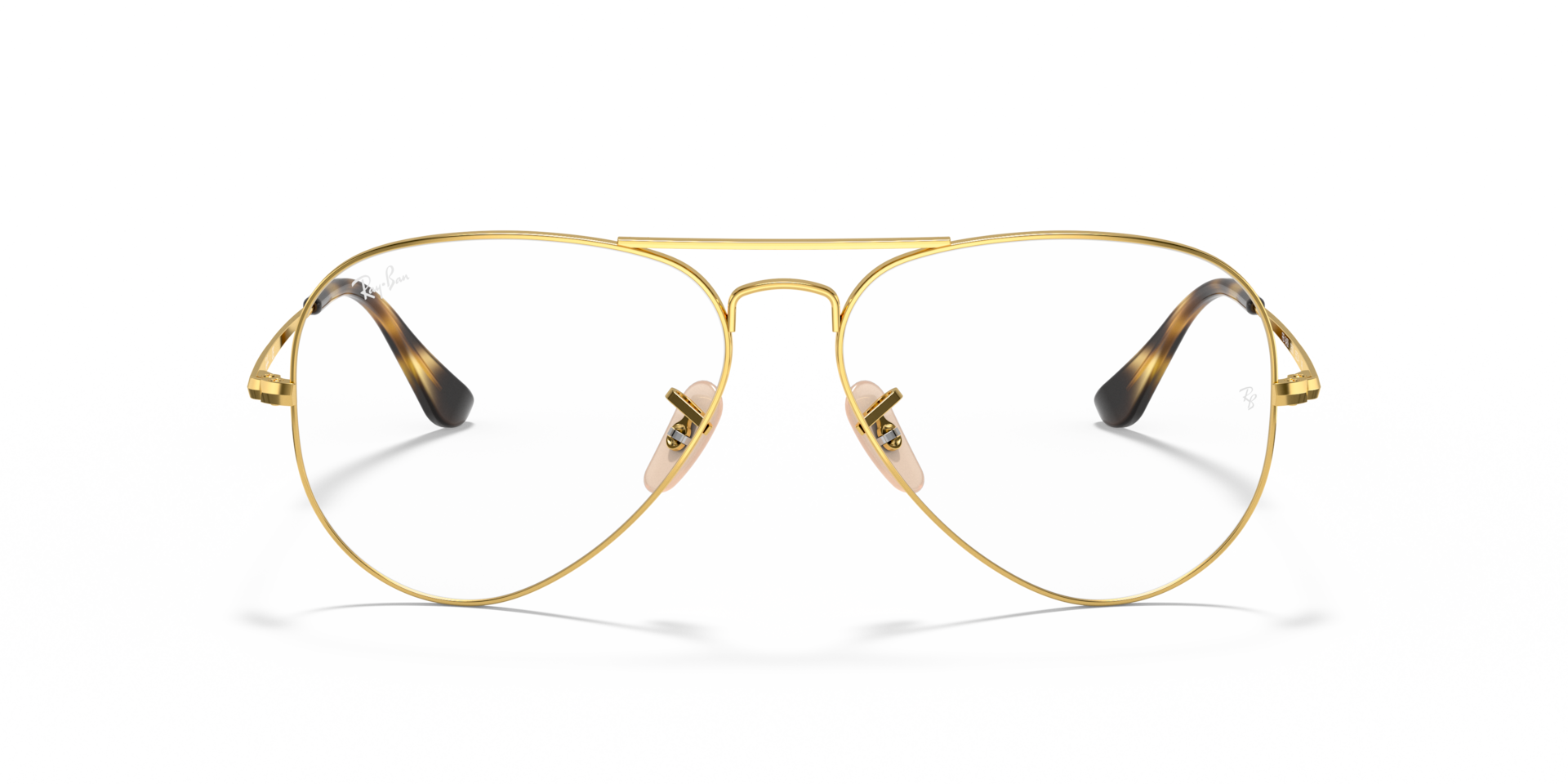 Ray-Ban RB6489 AVIATOR OPTICS Arista Gold, Size: L