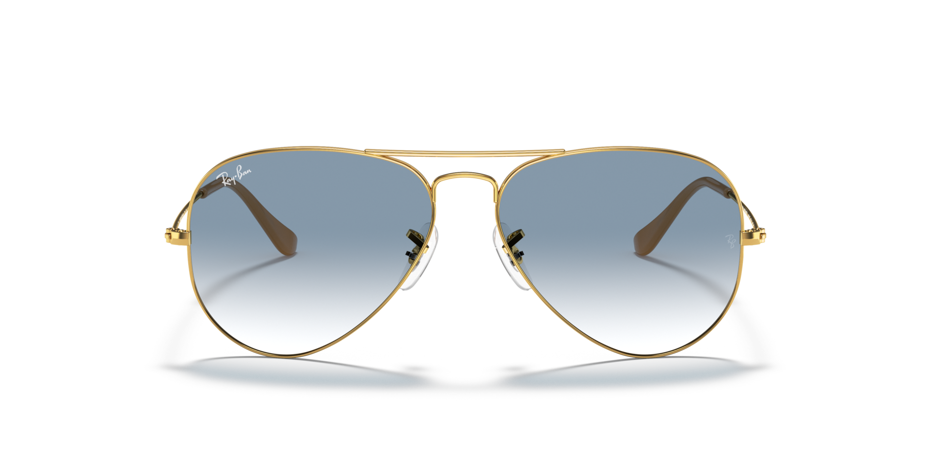Ray-Ban RB3025 AVIATOR GRADIENT Arista Gold, Size: XL