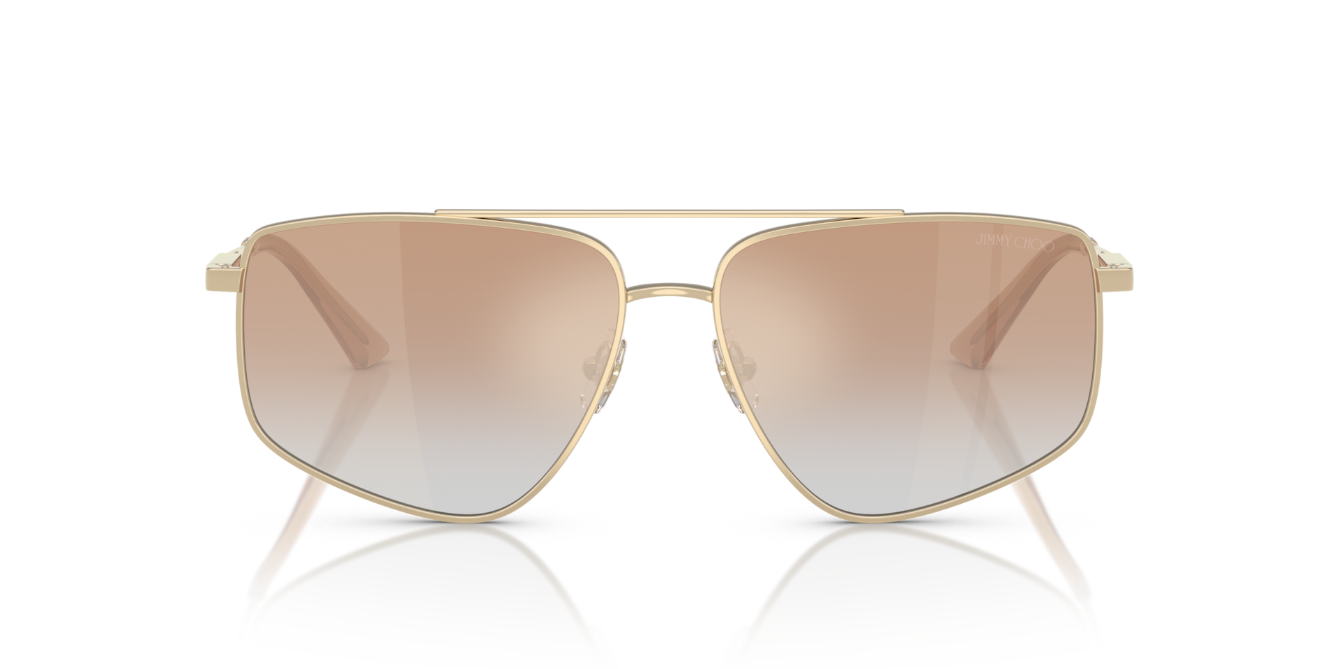 Jimmy Choo JC4011 Pale Gold, Size: XL
