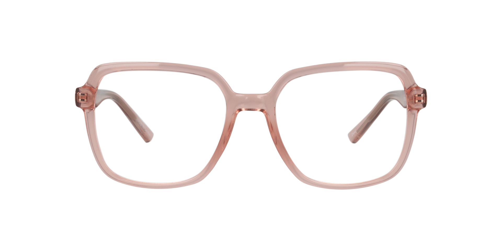 Clearly NOSTALGIA Transparent Pink, Size: M