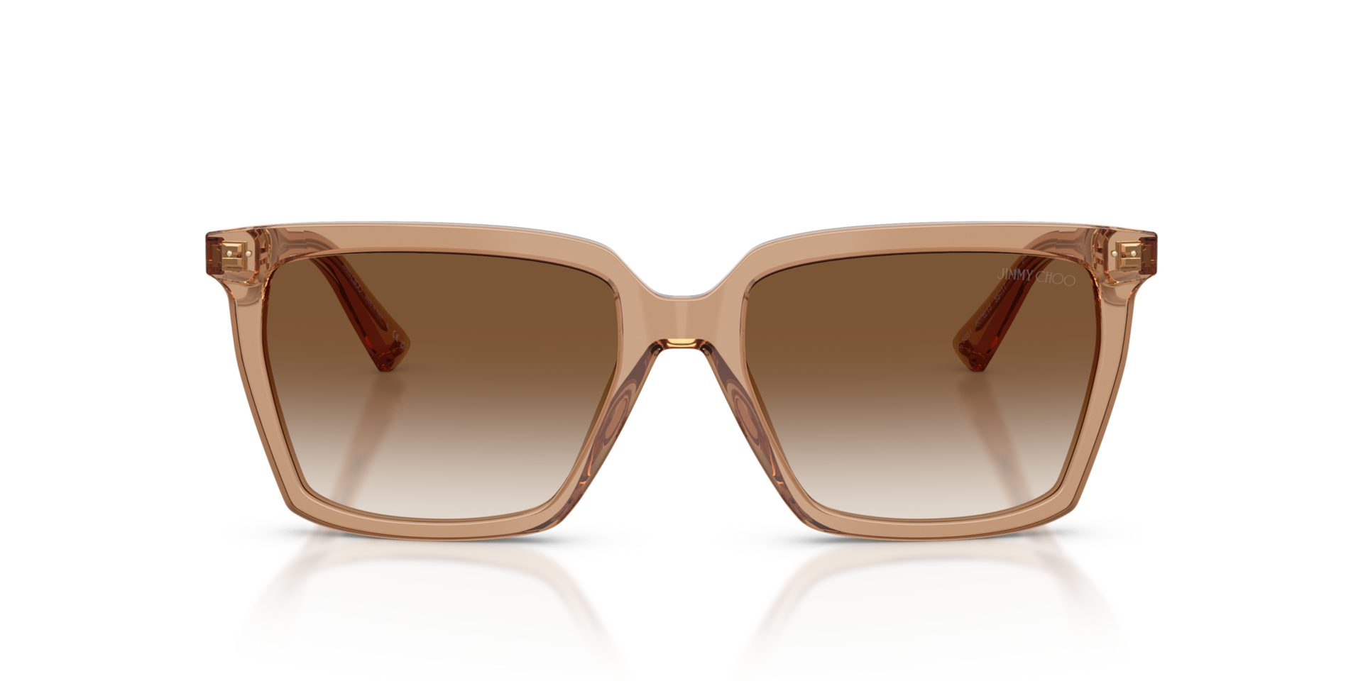 Jimmy Choo JC5051 Transparent Tan, Size: M
