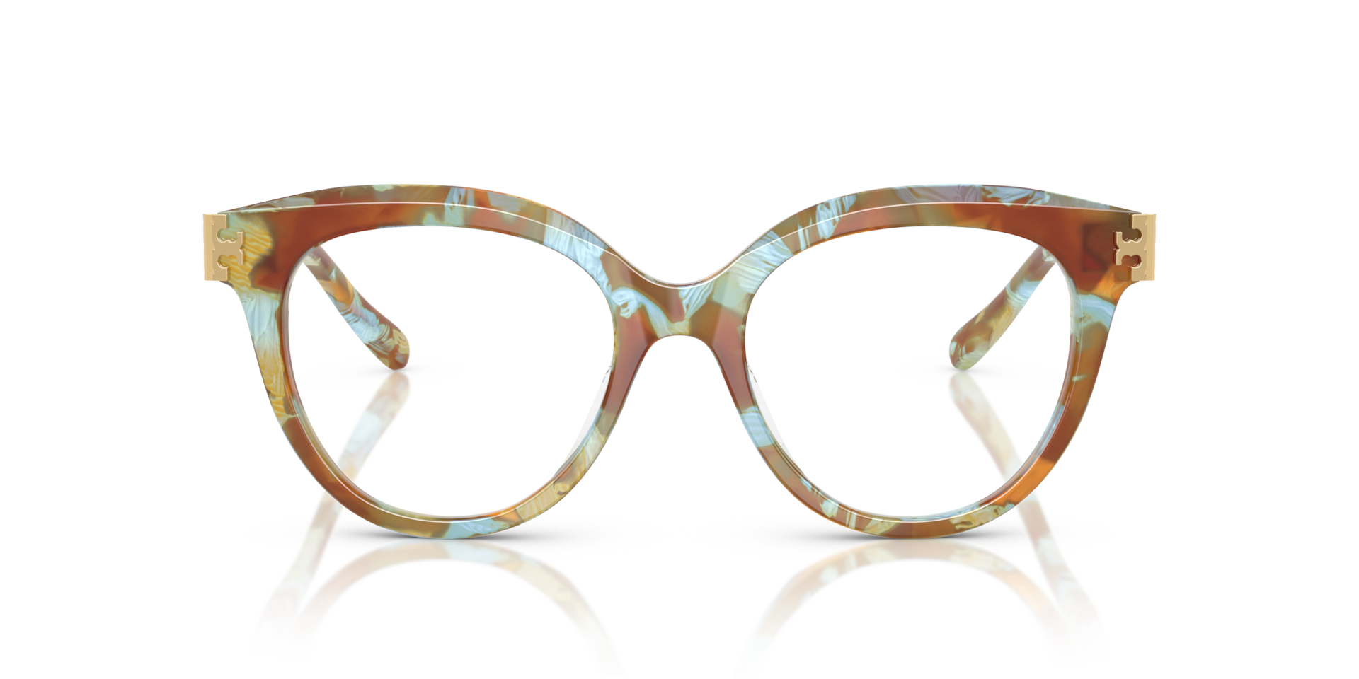 Tory Burch TY2154U Blue Honey Tortoise, Size: S