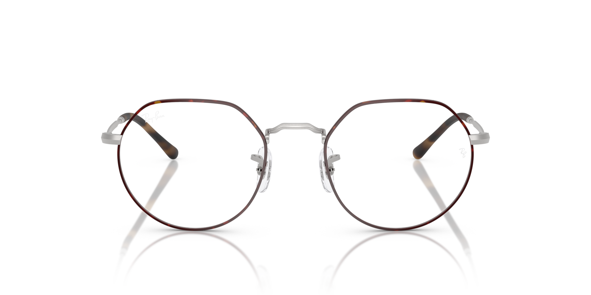 Ray-Ban RB6465 JACK OPTICS Matt Havana On Matt Silver, Size: M