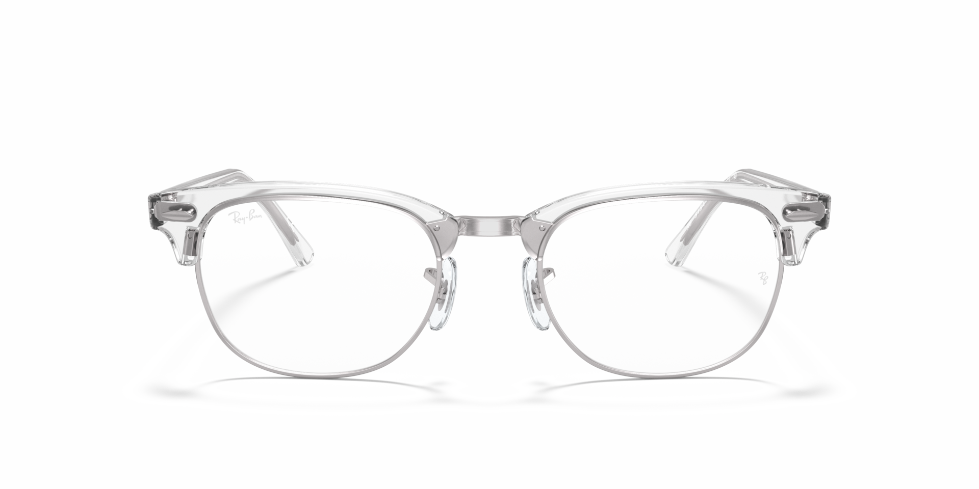 Ray-Ban RB5154 CLUBMASTER OPTICS White Transparent, Size: M