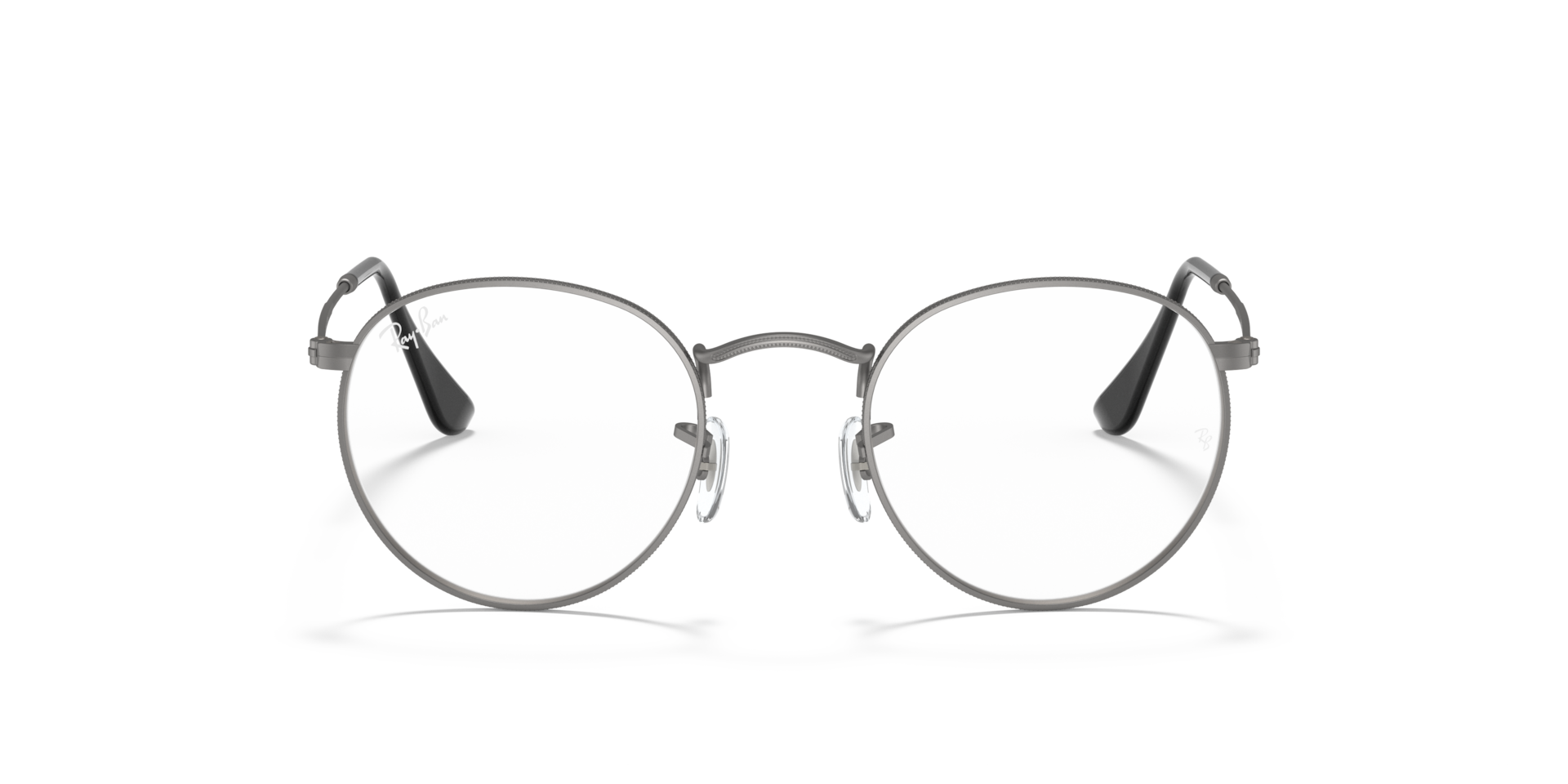 Ray-Ban RB3447V ROUND METAL OPTICS Gunmetal, Size: S