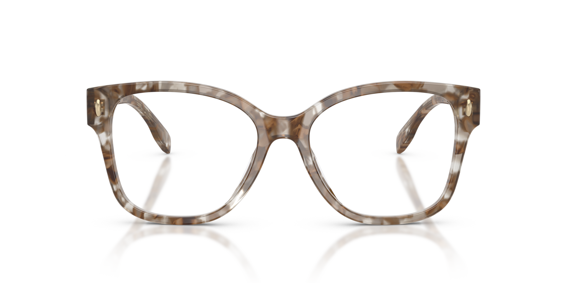 Tory Burch TY2163U Crystal Brown Tortoise, Size: M