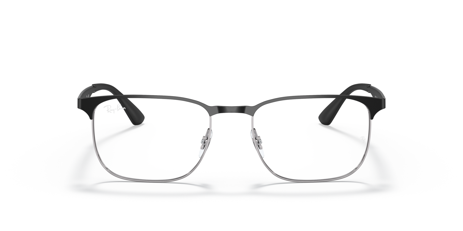 Ray-Ban RB6363 OPTICS Black On Silver, Size: L