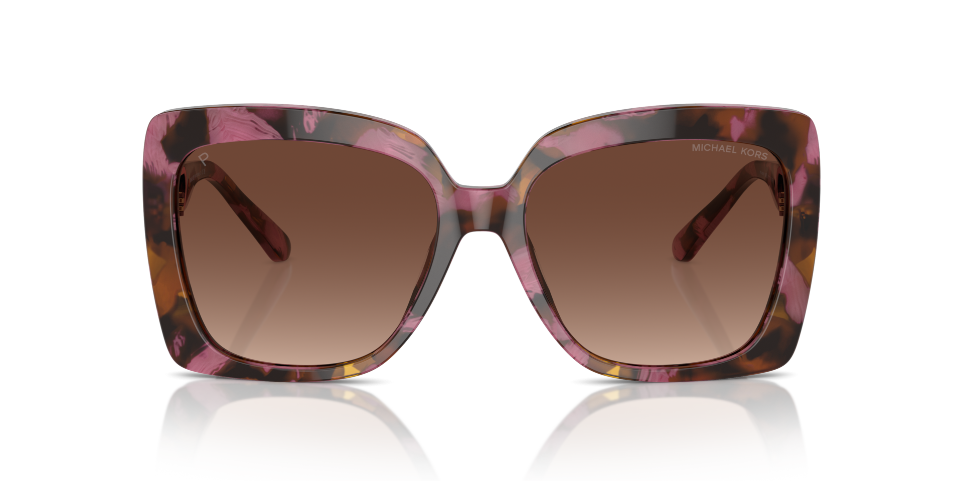 Michael Kors MK2213 NICE Plum Graphic Tortoise, Size: M