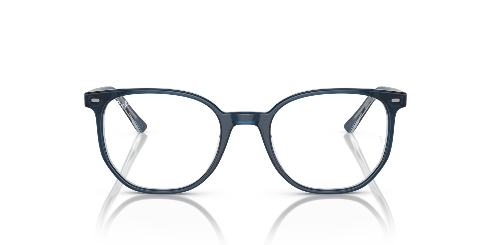 Ray-Ban RB5397 ELLIOT OPTICS Blue On Transparent Blue, Size: XXS