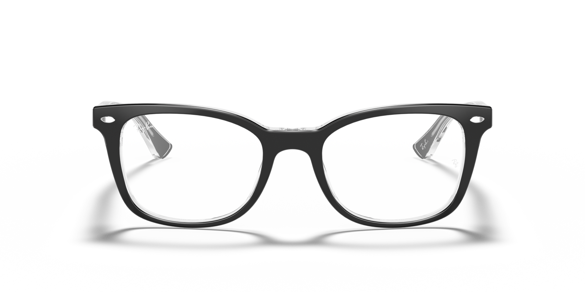 Ray-Ban RB5285 OPTICS Black On Transparent, Size: L