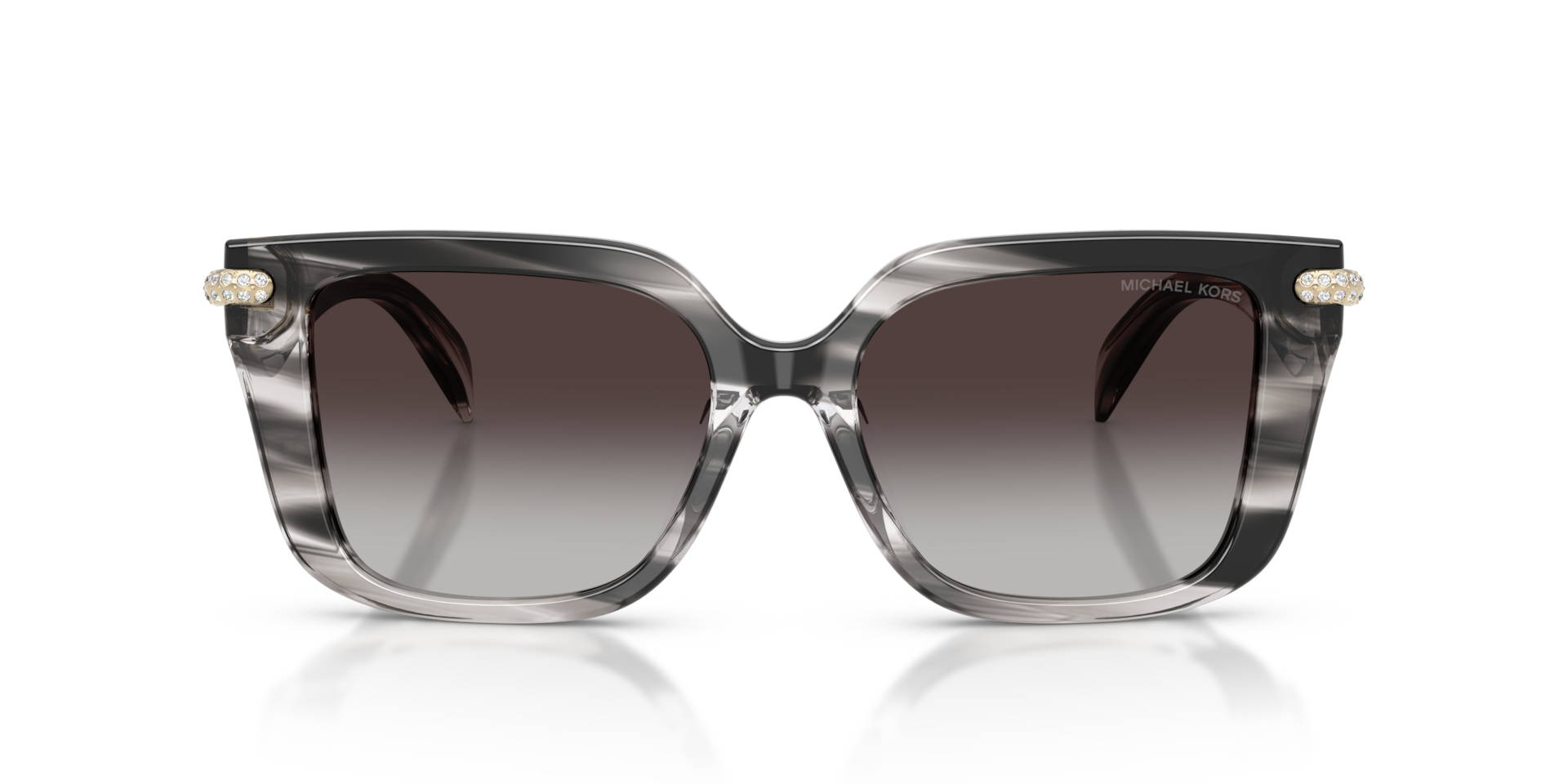 Michael Kors MK2275BU SANTO DOMINGO Black Horn, Size: M