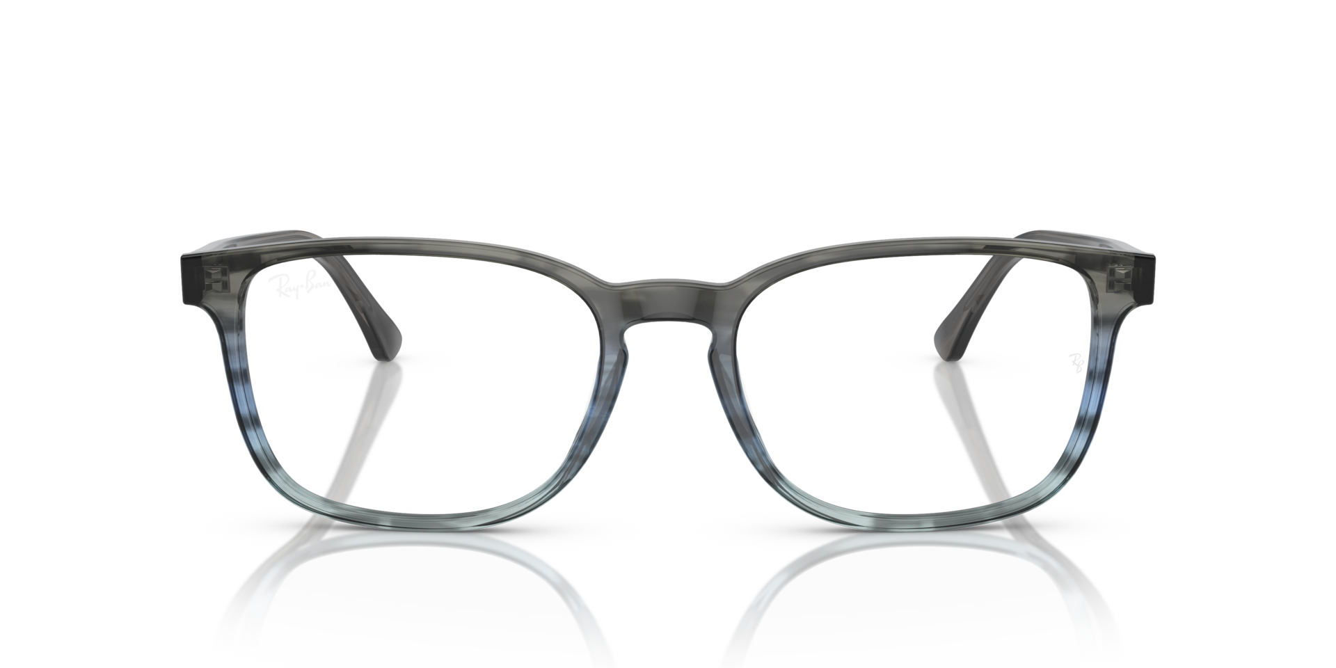 Ray-Ban RB5418 OPTICS Striped Grey & Blue, Size: M