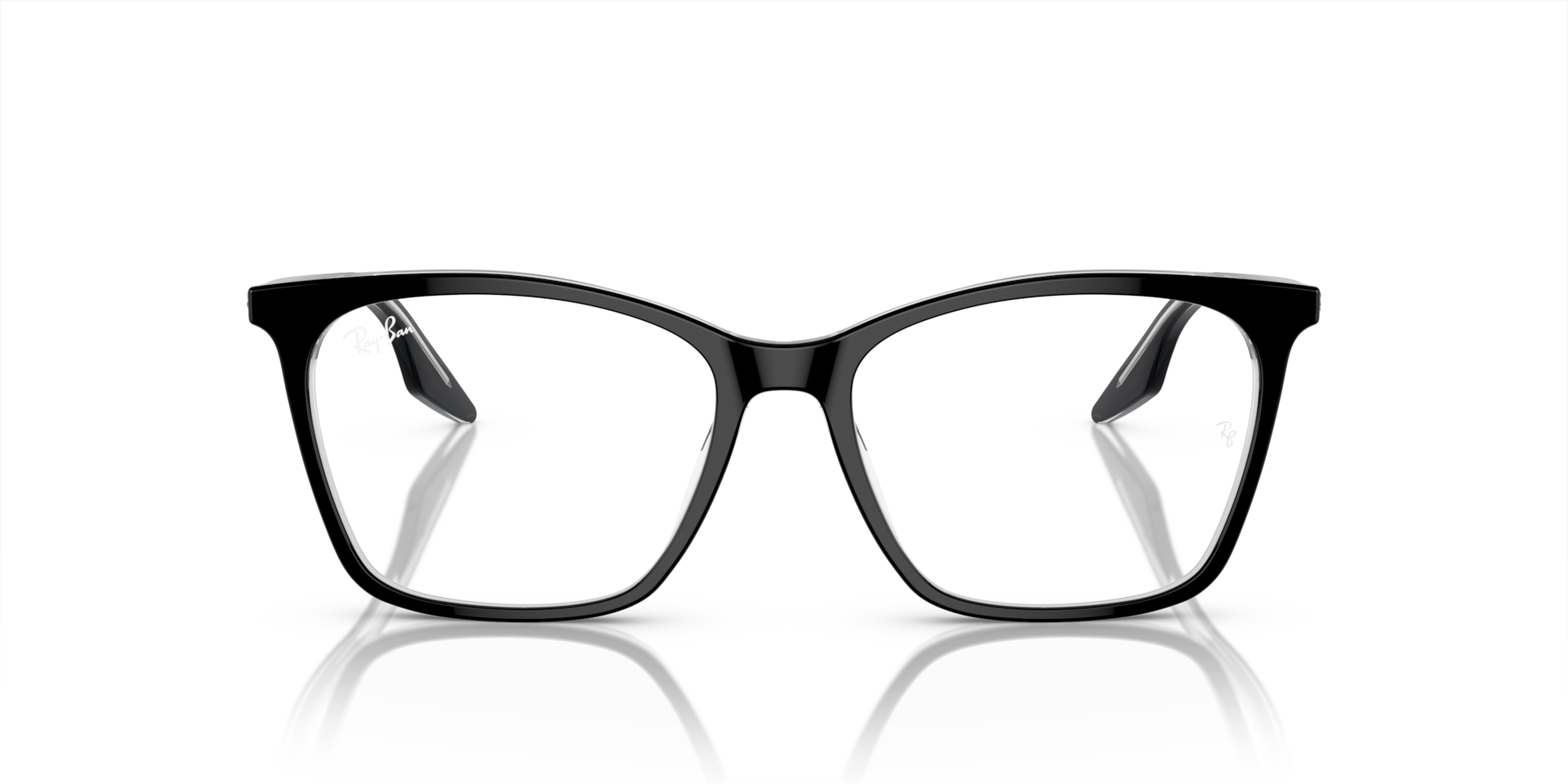 Ray-Ban RB5422 OPTICS Black On Transparent, Size: M
