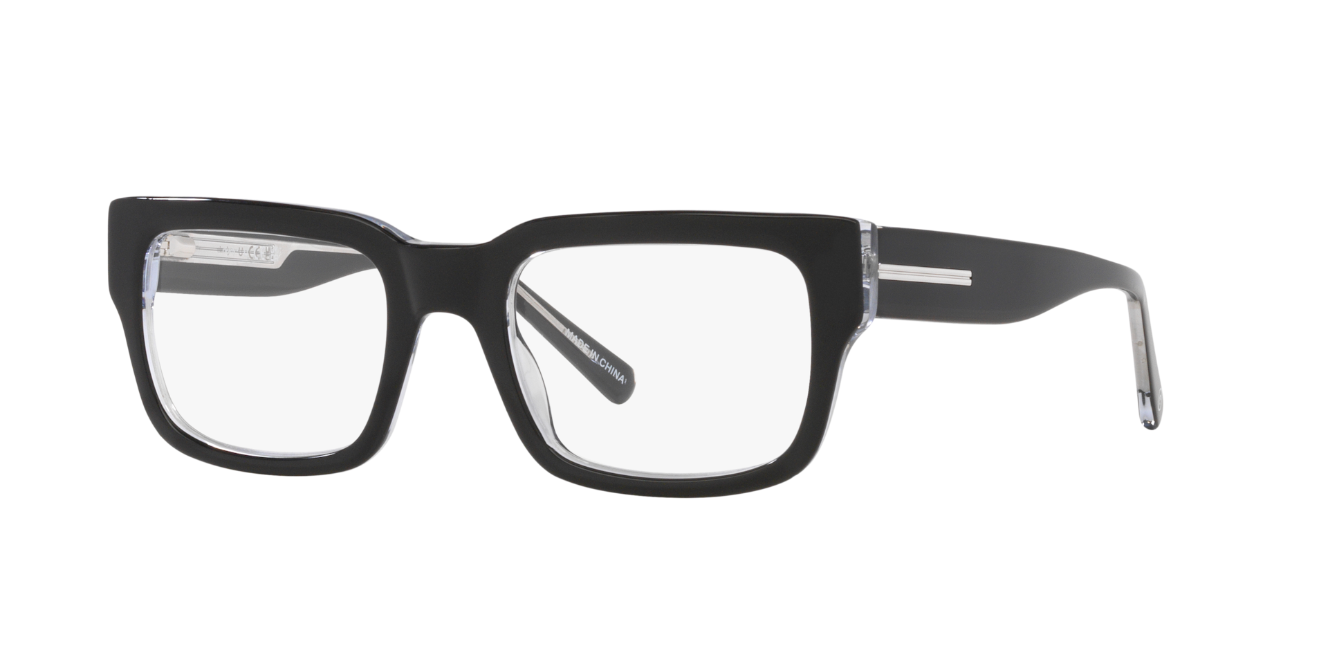 Clearly SARNIA Black On Crystal, Size: L
