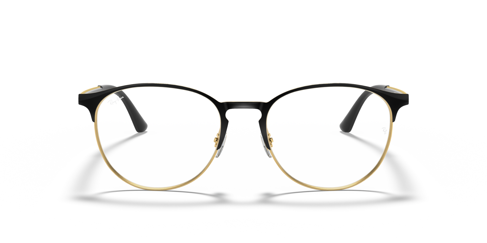 Ray-Ban RB6375 OPTICS Black On Gold, Size: M