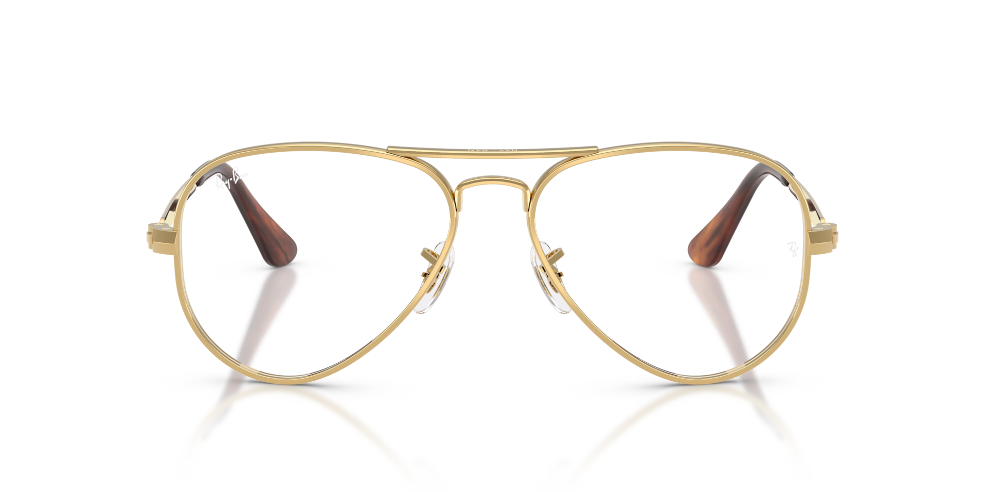 Ray-Ban RB3925V AVIATOR MAX OPTICS Arista Gold, Size: XL