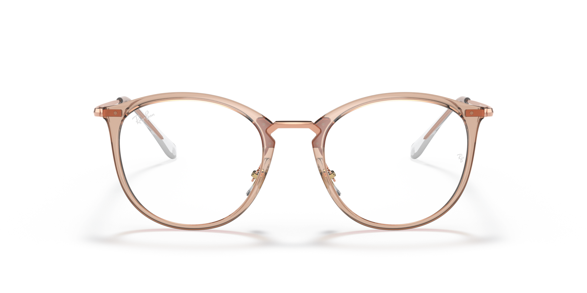 Ray-Ban RB7140 OPTICS Light Brown, Size: S