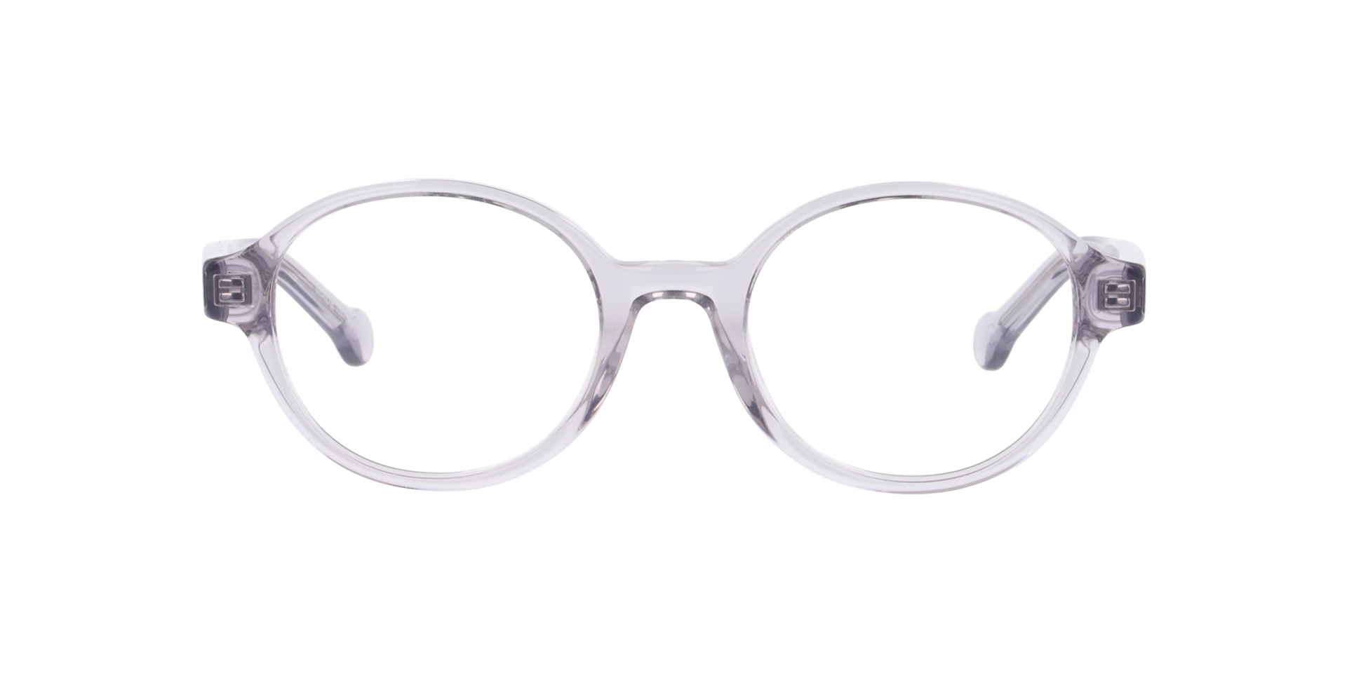 Clearly THE ROUNDIES Transparent Light Grey, Size: XS