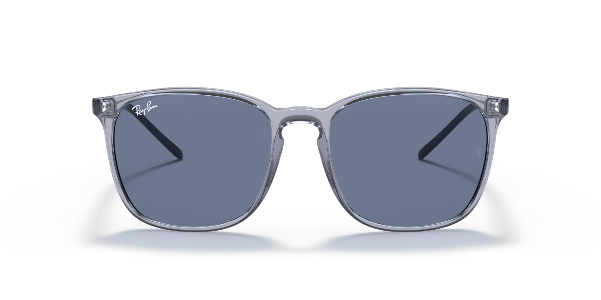 Ray-Ban RB4387 Transparent Blue, Size: M