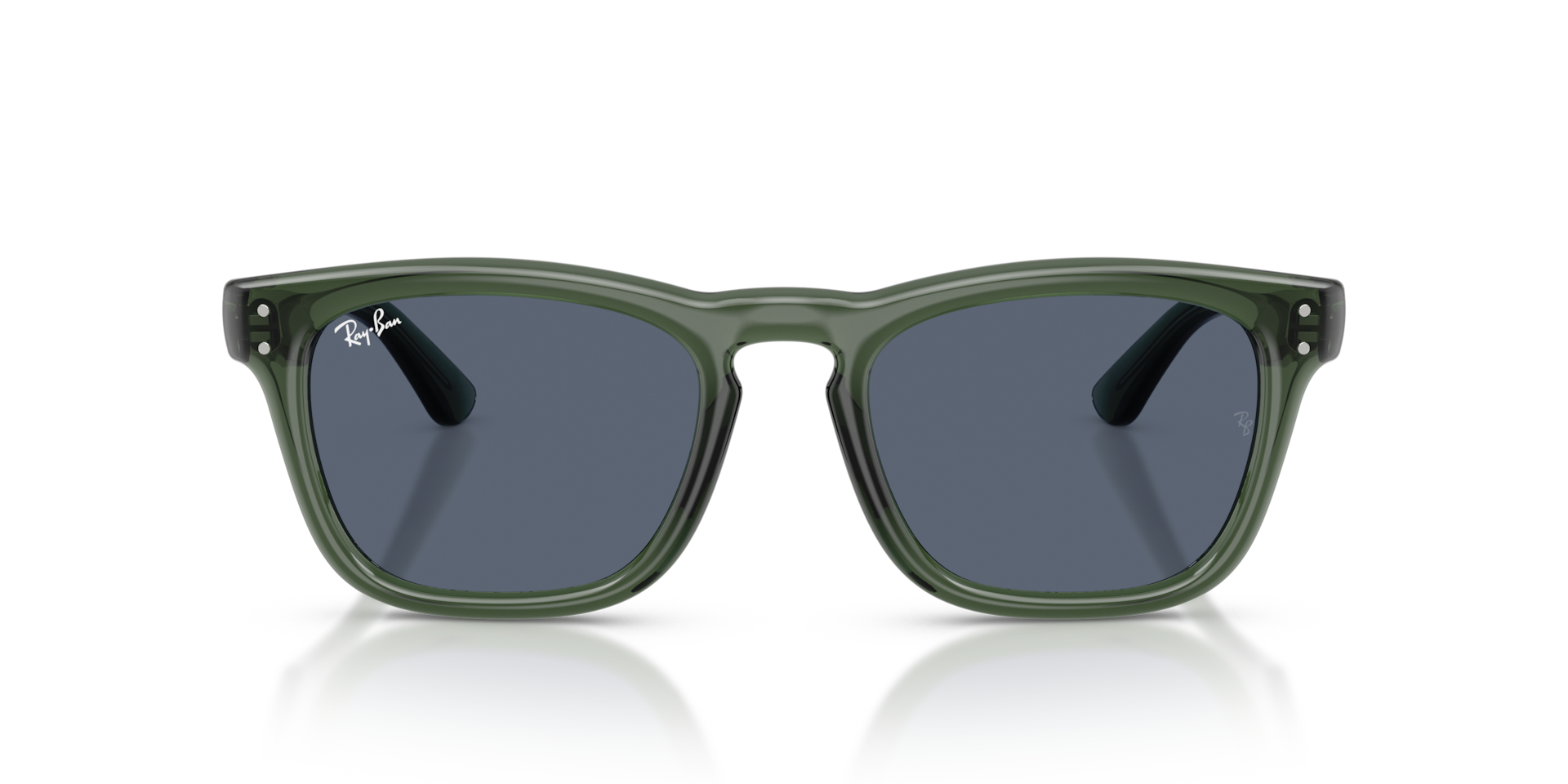 Ray-Ban RB2238 Transparent Green, Size: L