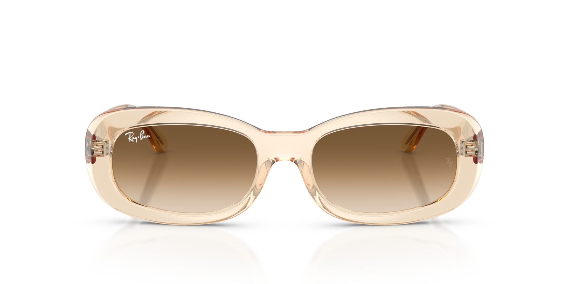 Ray-Ban RB2221 Transparent Nude, Size: M