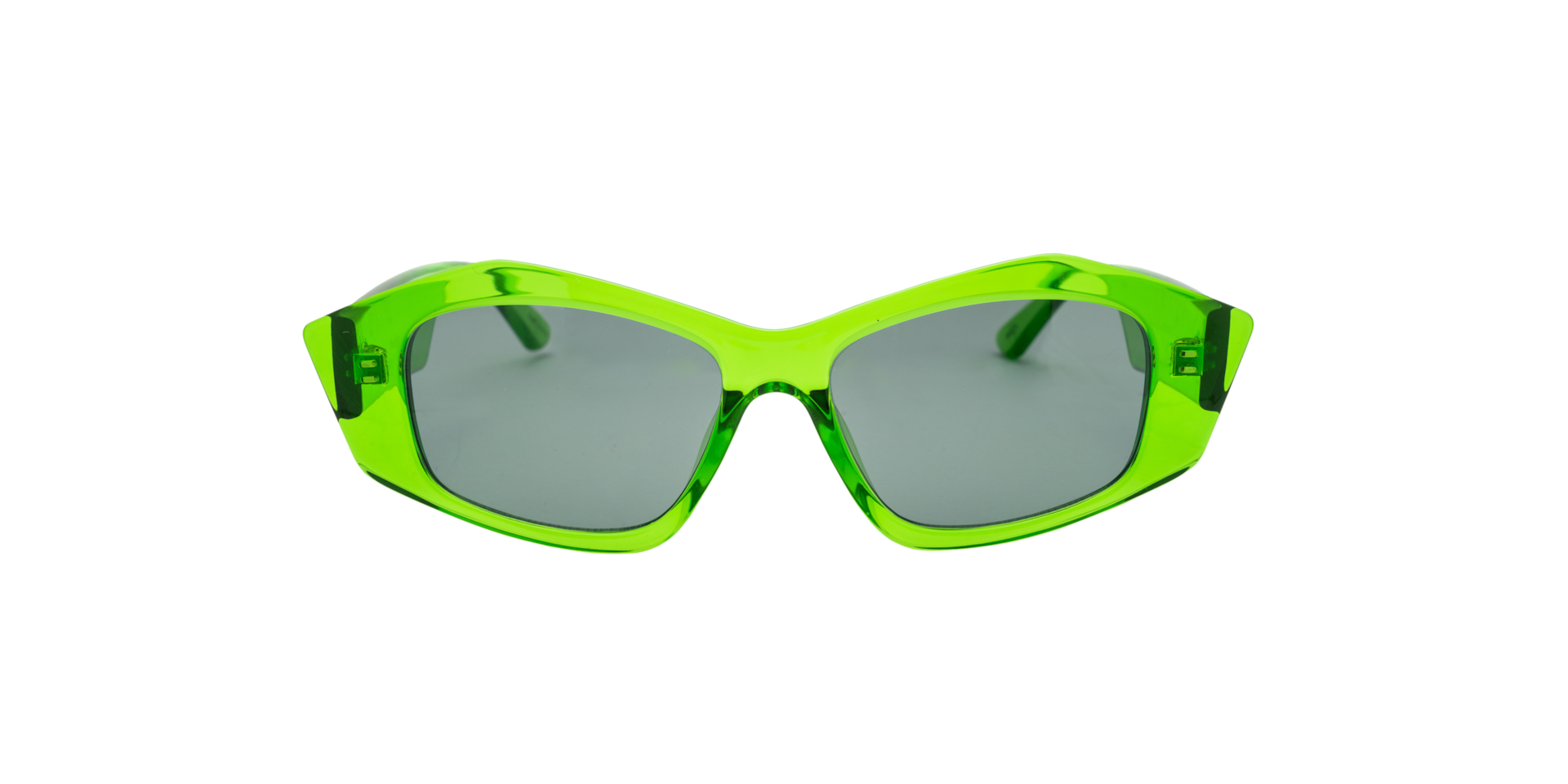 Clearly BRUSHES Green Translucent Shiny, Size: L