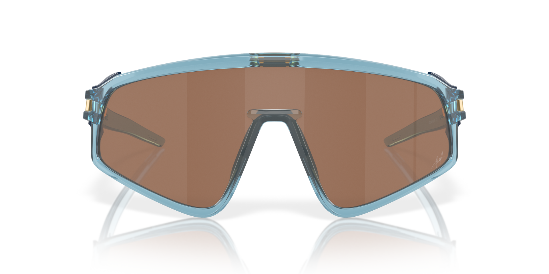 Oakley OO9404 KYLIAN MBAPPÉ SIGNATURE SERIES LATCH™ PANEL Transparent Stonewash, Size: L