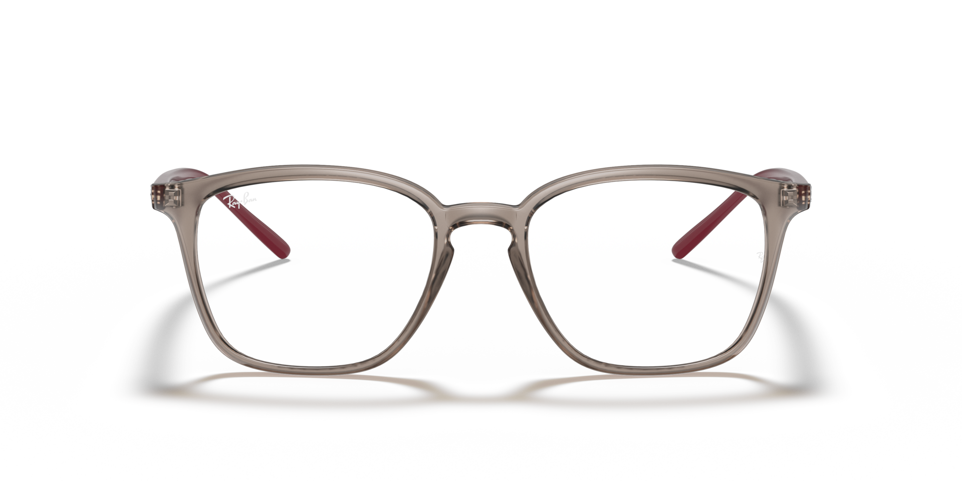 Ray-Ban RB7185 Transparent Grey, Size: S