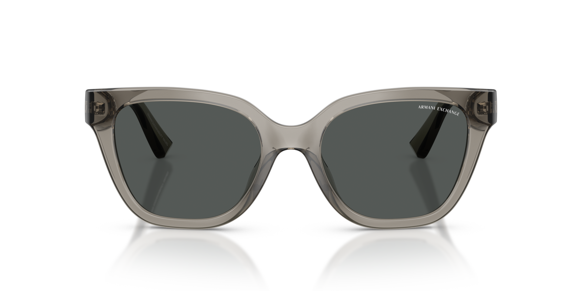 Armani Exchange AX4164SU Shiny Transparent Grey, Size: M