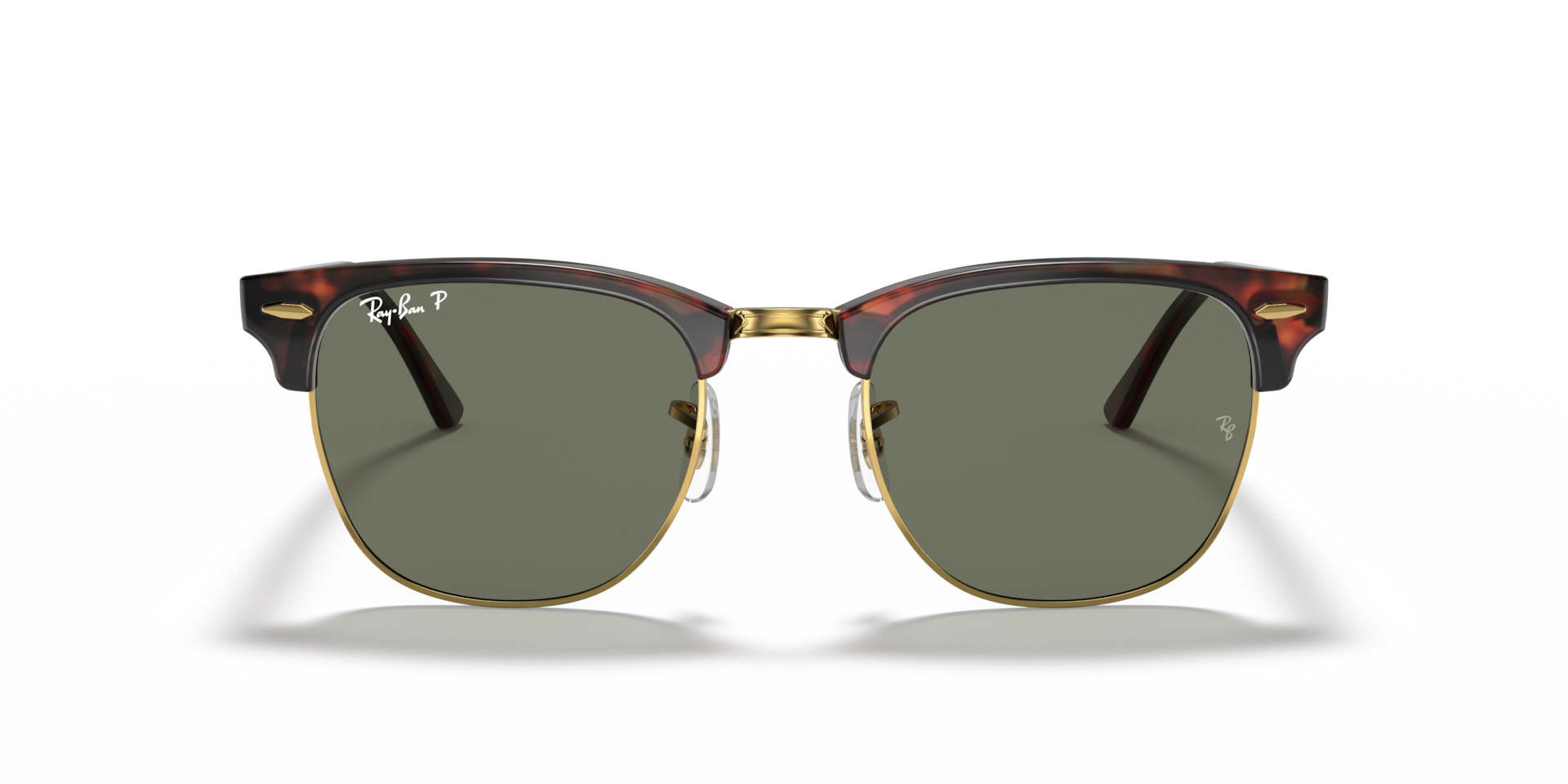 Ray-Ban RB3016 CLUBMASTER CLASSIC Tortoiseshell On Gold, Size: M