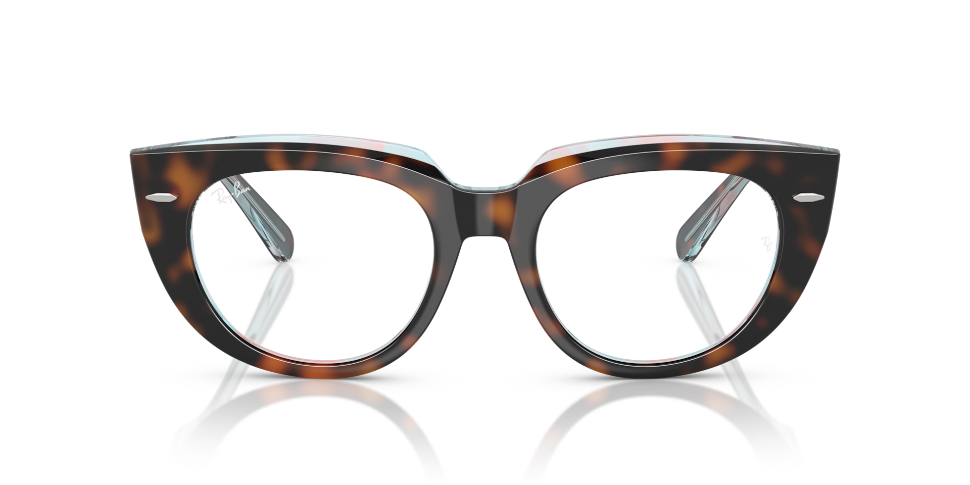 Ray-Ban RB5586 DOREEN OPTICS Dark Havana On Multicolour, Size: M