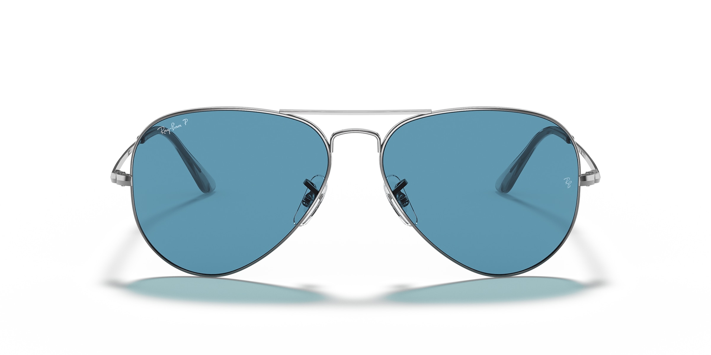 Ray-Ban Sunglasses RB3689 AVIATOR METAL II POLARIZED+ LENSES