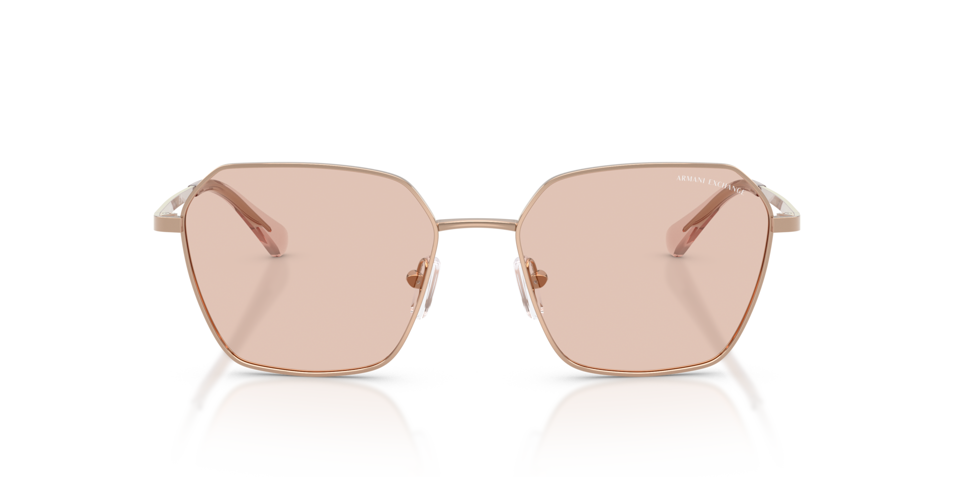 Armani Exchange AX2062S Shiny Rose Gold, Size: M