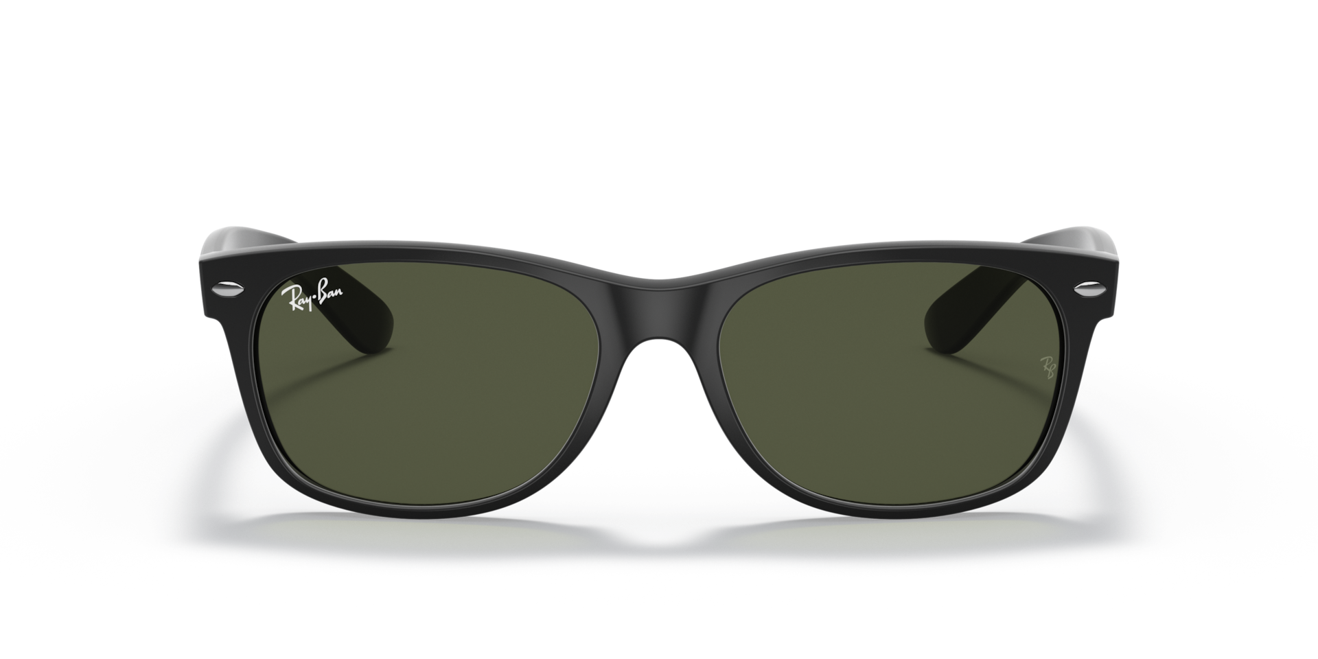 Ray-Ban RB2132 NEW WAYFARER CLASSIC Rubber Black, Size: M