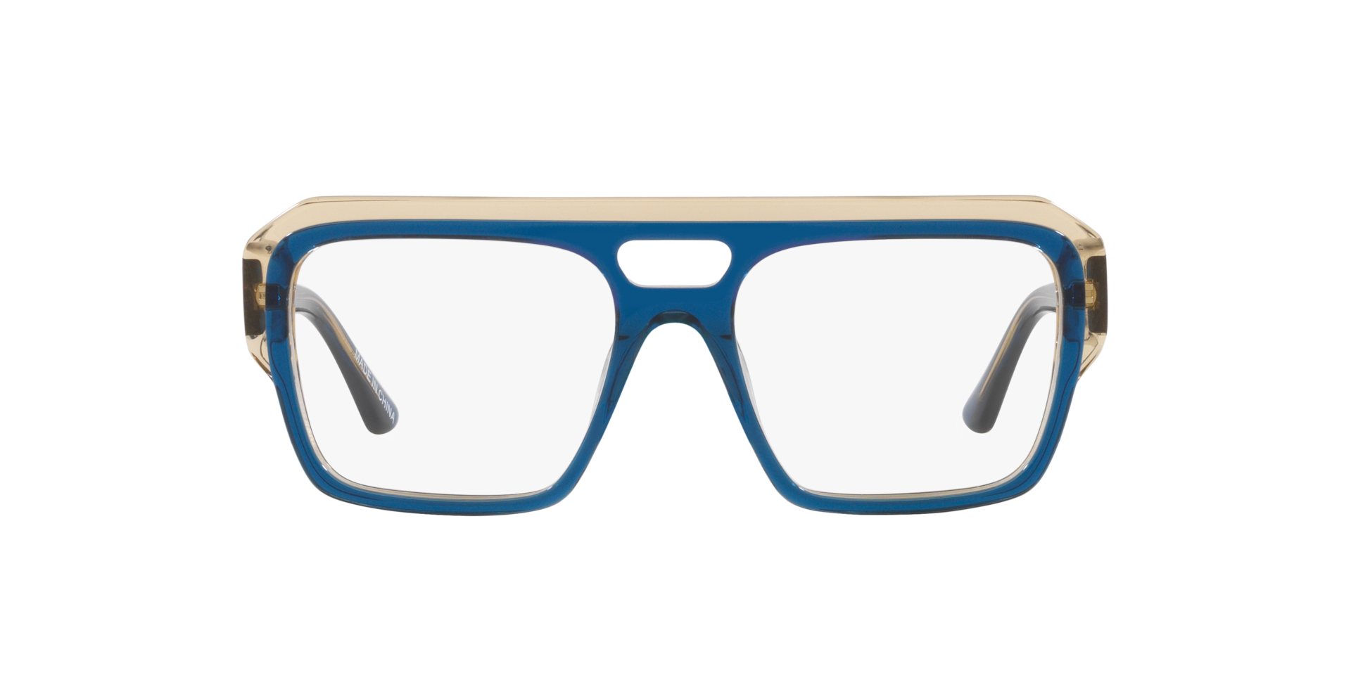 Clearly KARLSTAD Blue On Yellow, Size: S