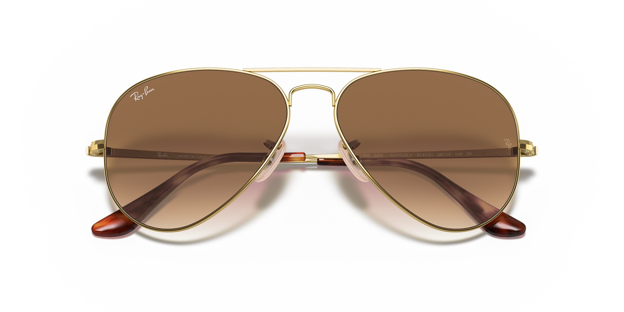 Ray-Ban Sunglasses RB3689 AVIATOR METAL II