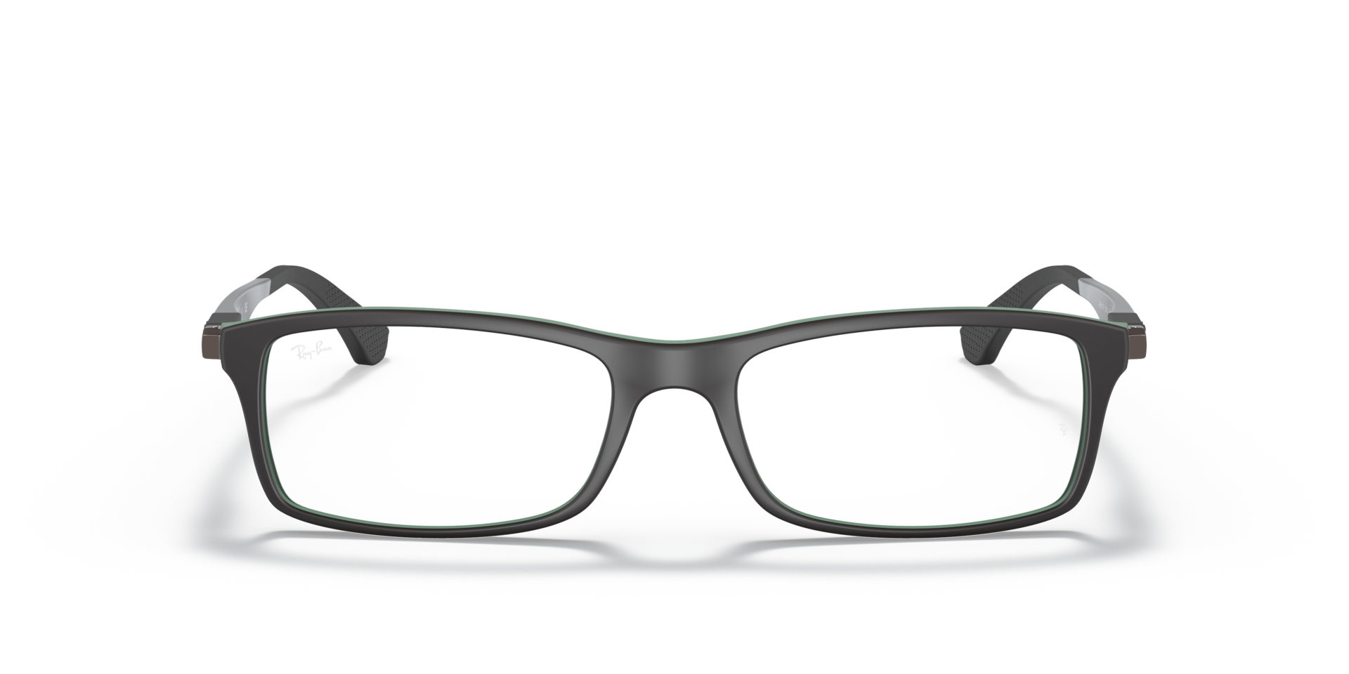 Ray-Ban RB7017 OPTICS Black On Green, Size: XL