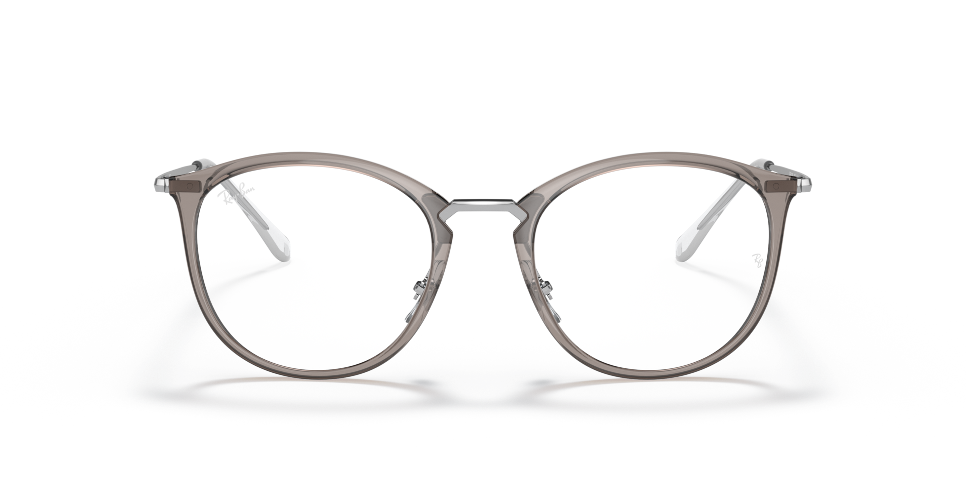 Ray-Ban RB7140 OPTICS Transparent Grey, Size: S