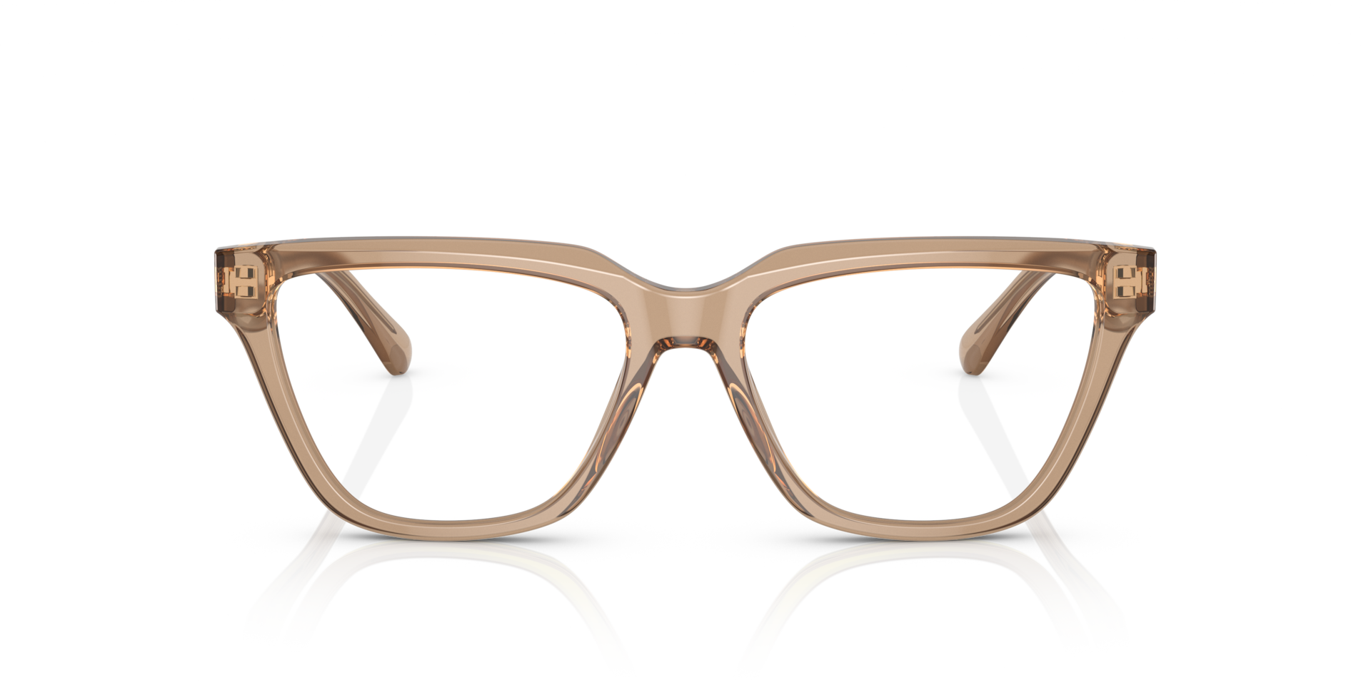 Emporio Armani EA3208 Shiny Transparent Brown, Size: M